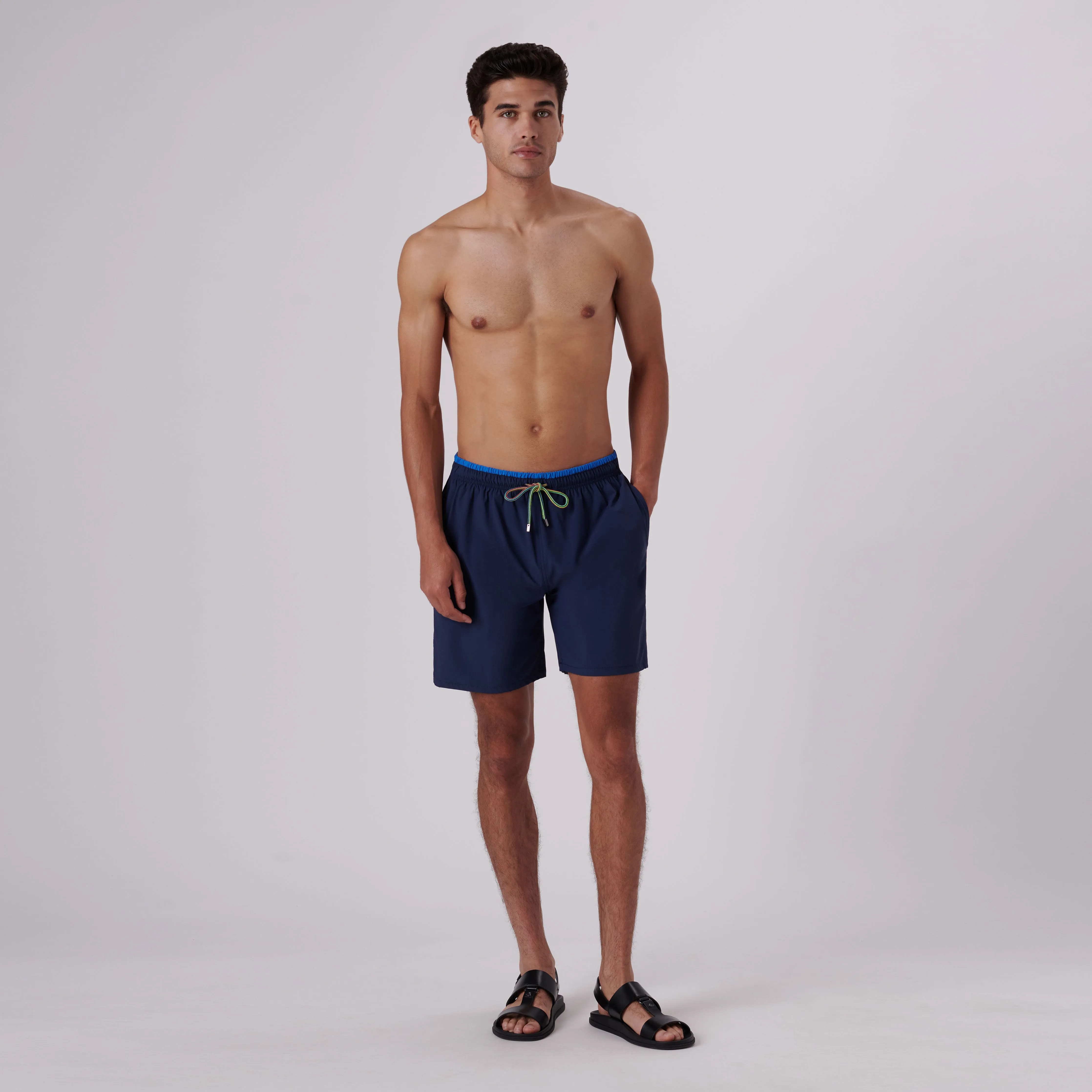 Quinn Solid Swim Trunks