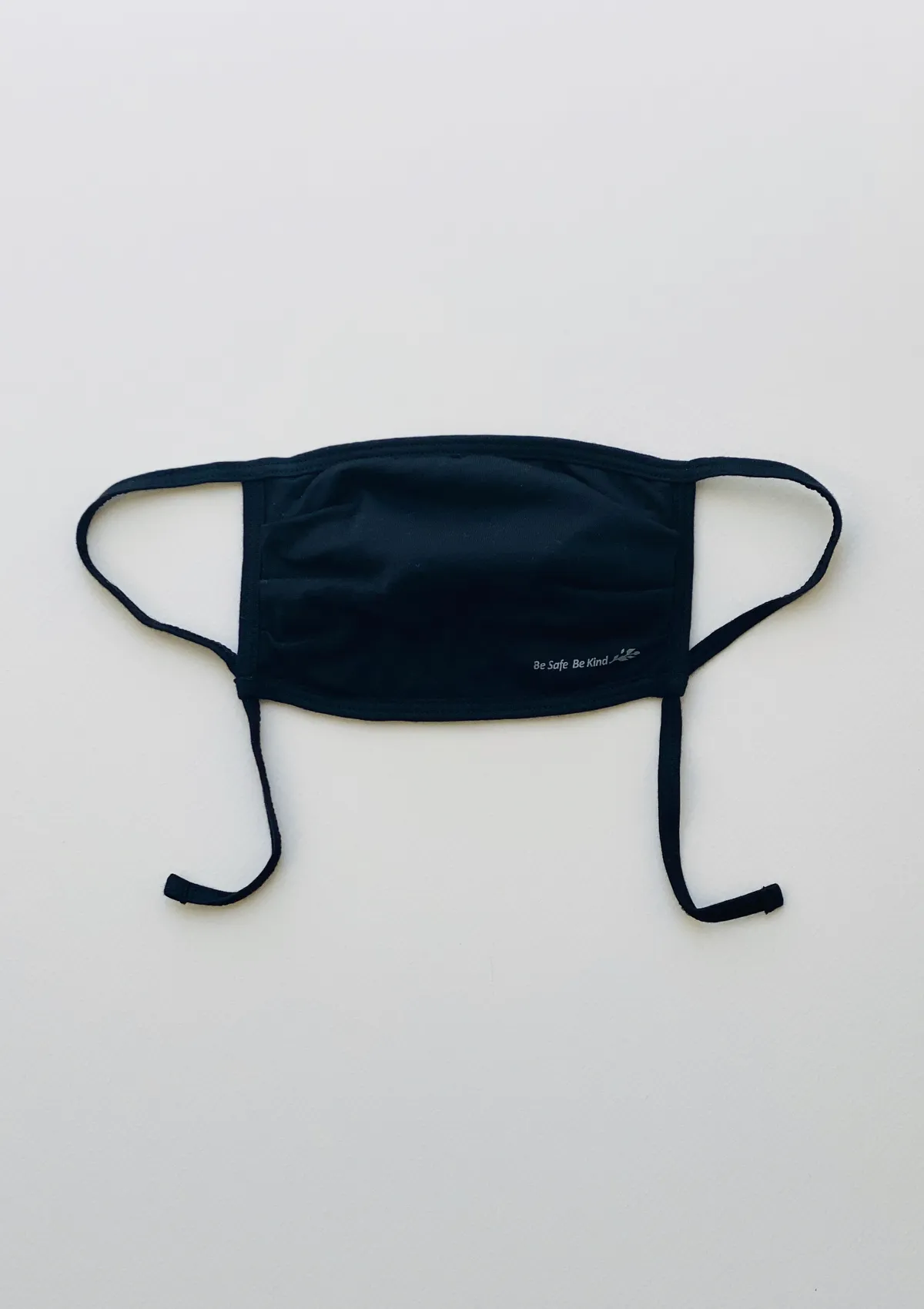 "Be Safe. Be Kind" Adjustable Jersey Mask - Pack of 2, Black