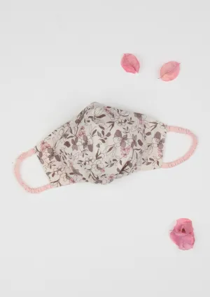 "Be Safe. Be Kind" Printed Heirloom Mask - Autumn Blossoms