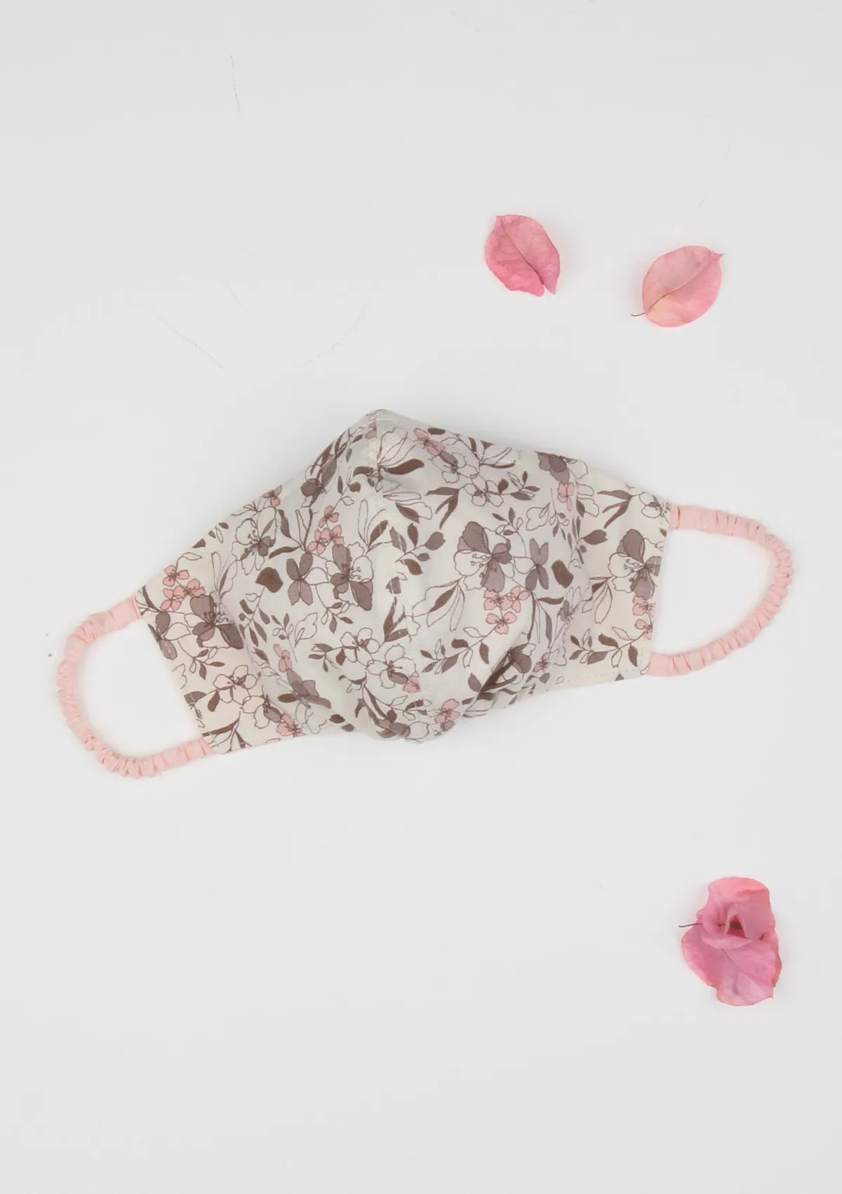 "Be Safe. Be Kind" Printed Heirloom Mask - Autumn Blossoms