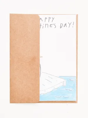 "Penguin" Valentine's Day Card