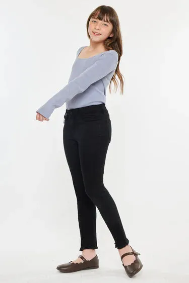 Rachell High Rise Ankle Skinny Kid Girls Jeans