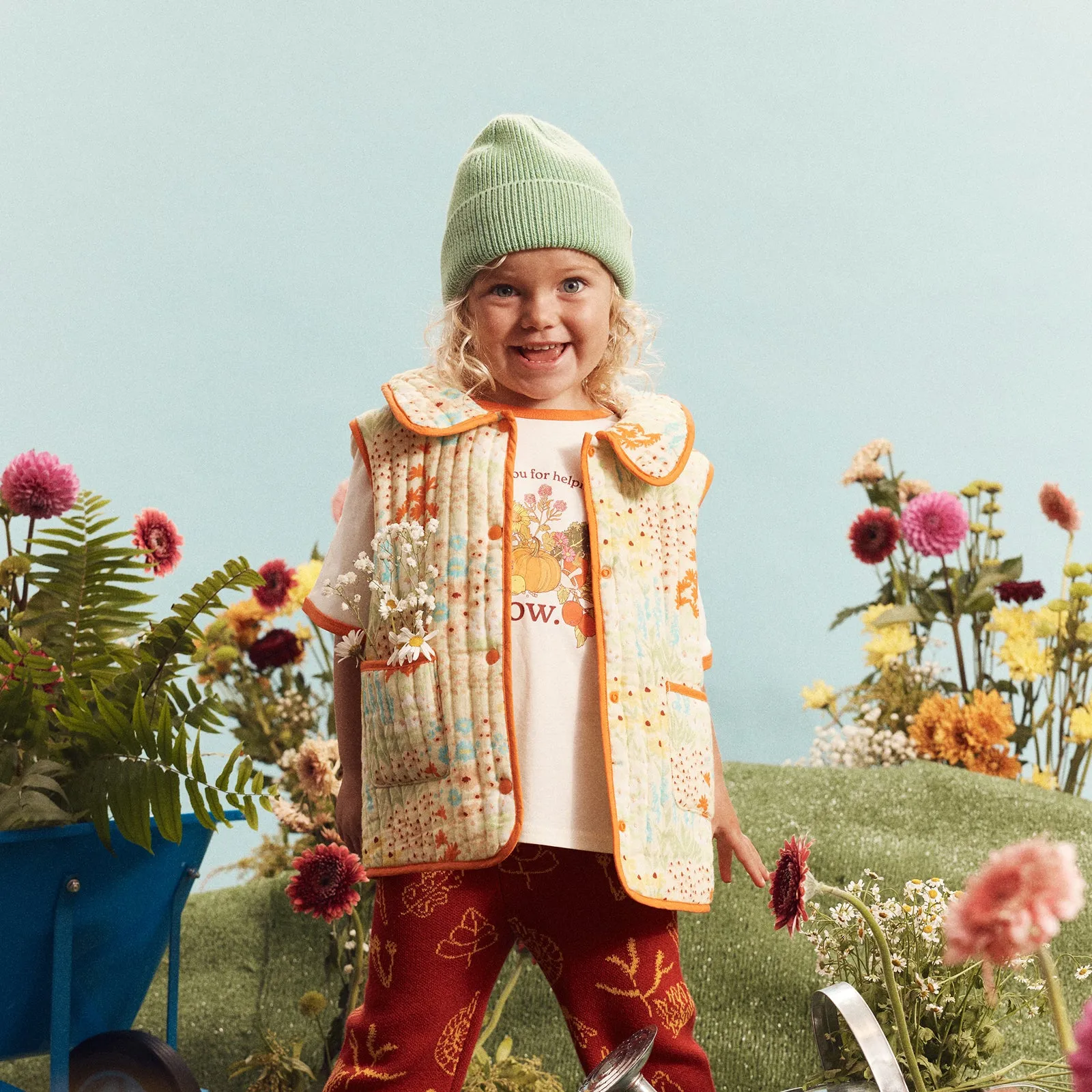 Rad Kid Beanie And Sock Twin Pack Bundle - Pine