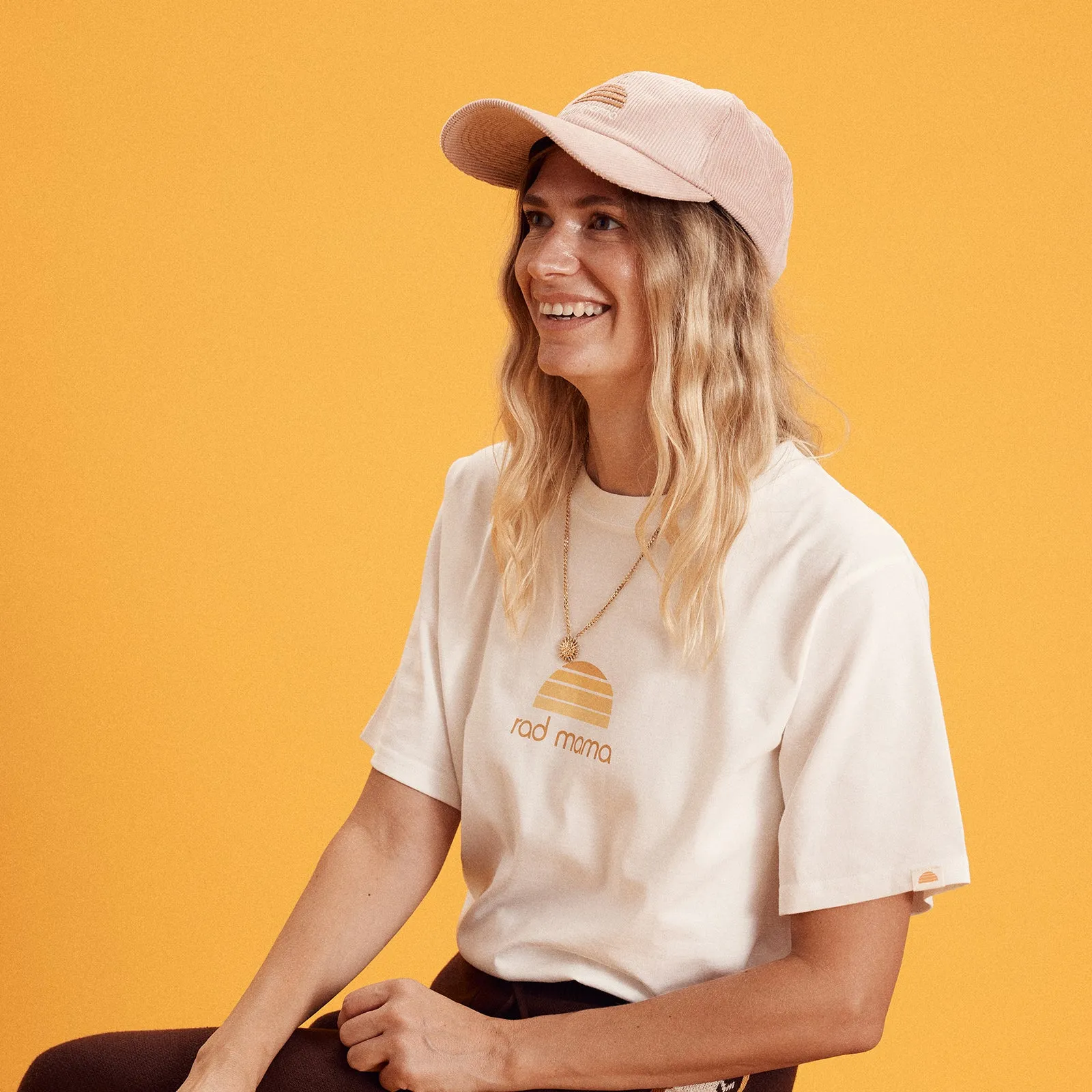 Rad Mama Cord Cap - Mauve
