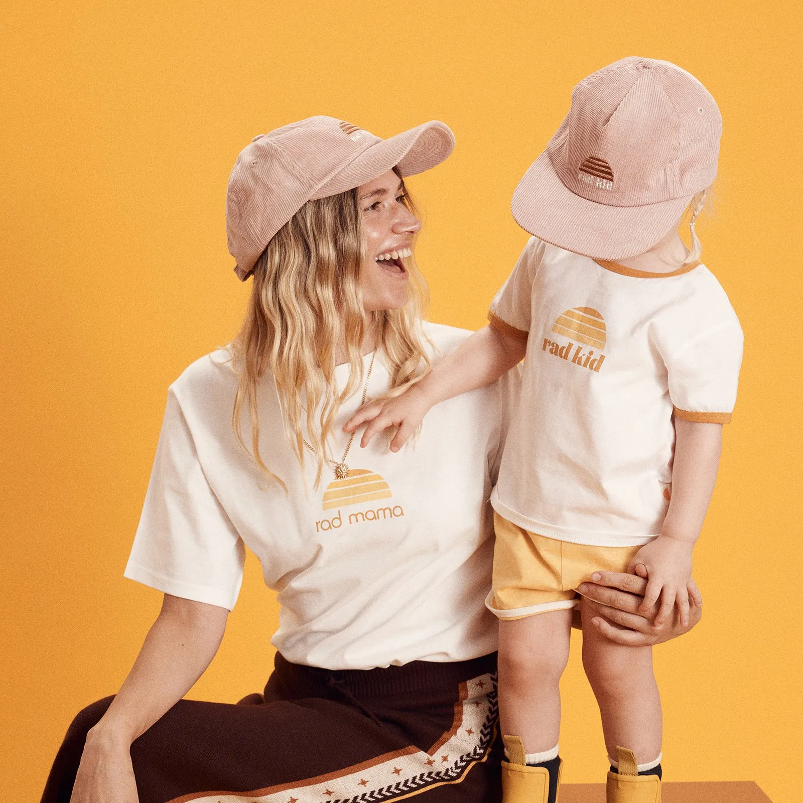 Rad Mama Cord Cap - Mauve
