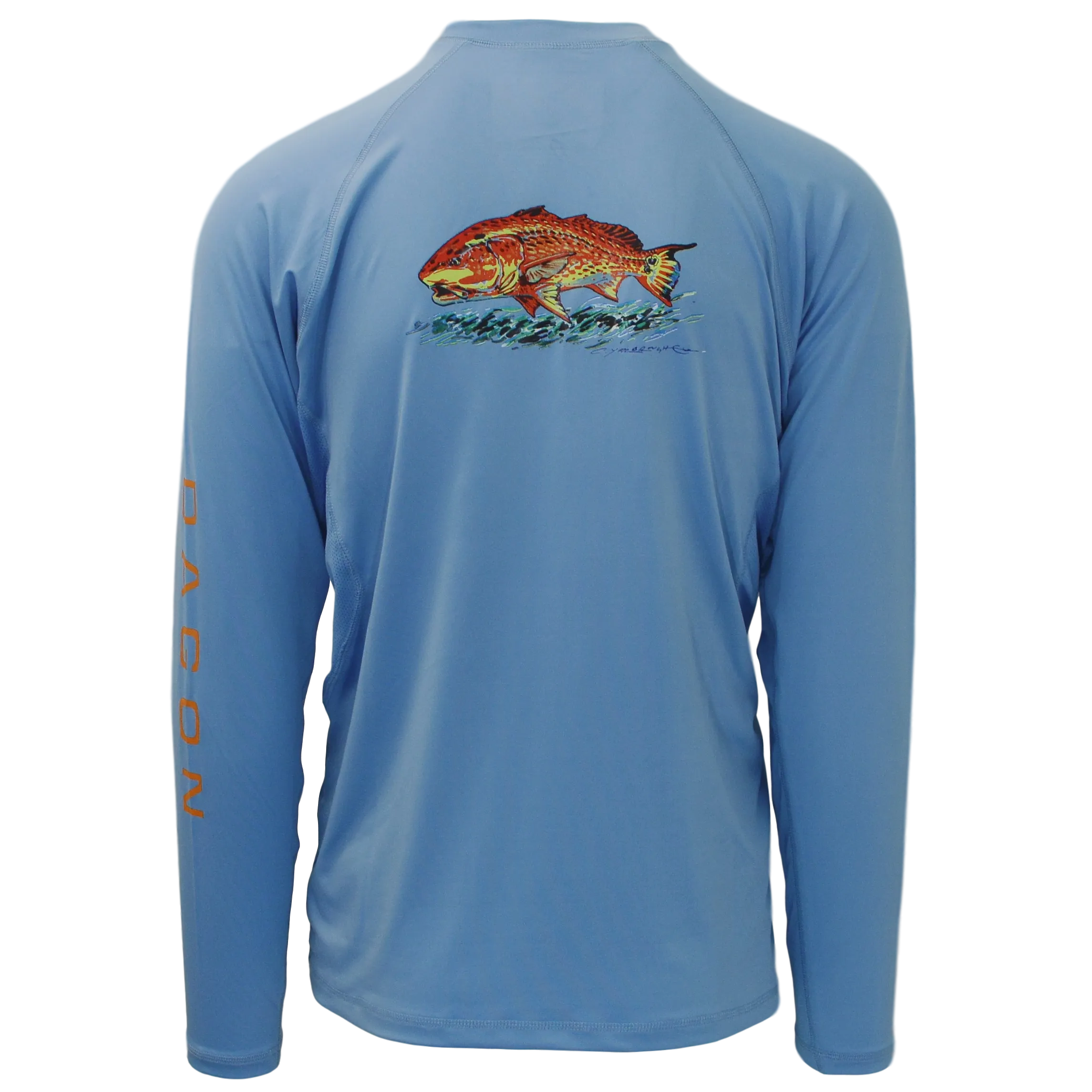 Redfish Sun Shirt Blue Wave