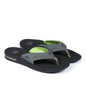 Reef Fanning Flip Flops (black/green)