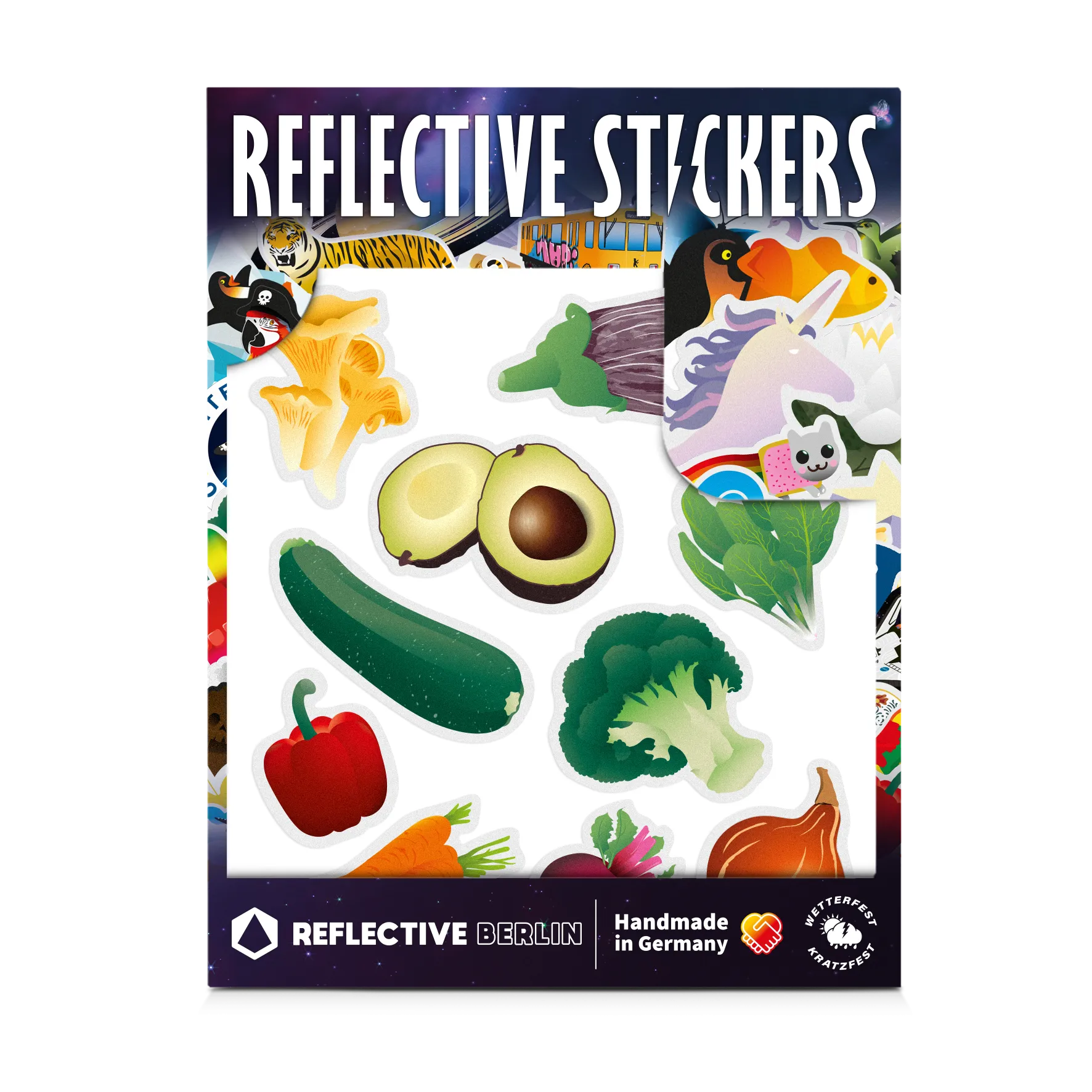 Reflexsticker KID Set: Gemüse