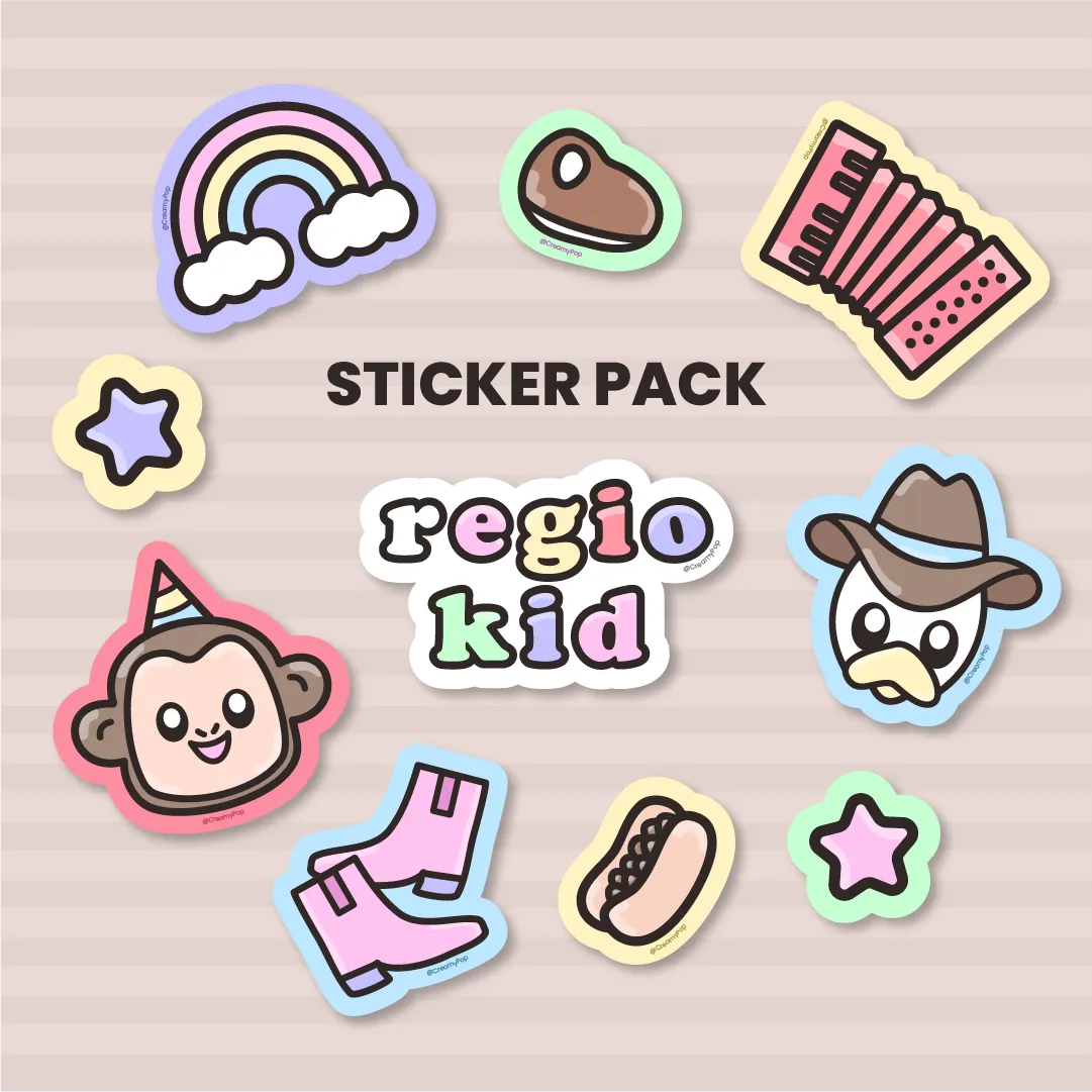 Regio Kid Sticker Pack (10)