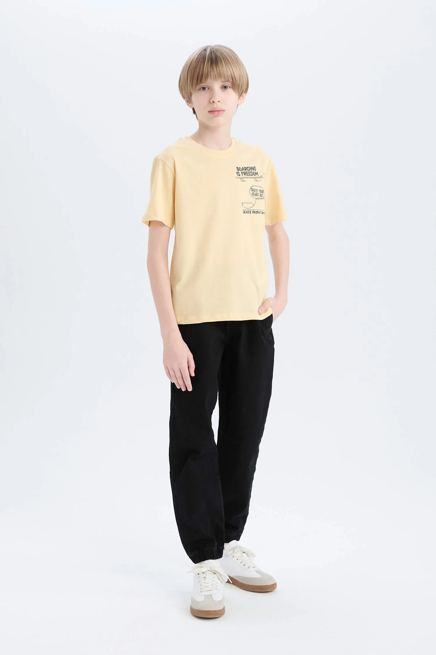 Regular Fit Printed Short Sleeve T-Shirt