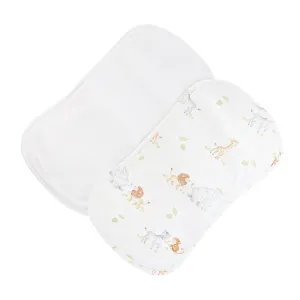 Safari Adventure Printed Burp Cloth Set