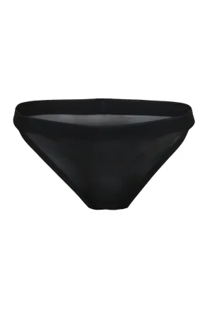 Sheer Mesh High Cut Brief - Black