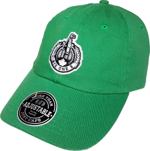 Six One 3 The Hill Patch Dad Hat Green