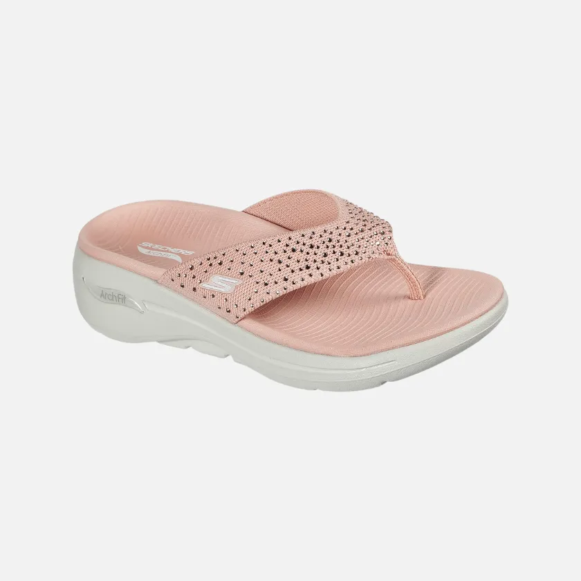 Skechers Go Walk Arch Fit Sandal-Daz Women's Slide -Rose
