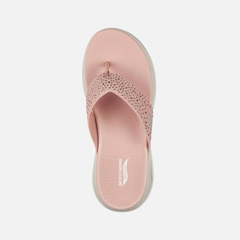 Skechers Go Walk Arch Fit Sandal-Daz Women's Slide -Rose