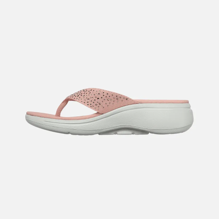 Skechers Go Walk Arch Fit Sandal-Daz Women's Slide -Rose