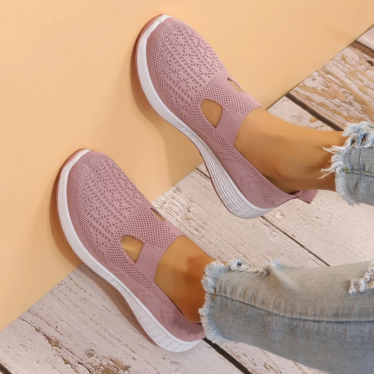 Slip-On Casual Flat Cloth Shoes