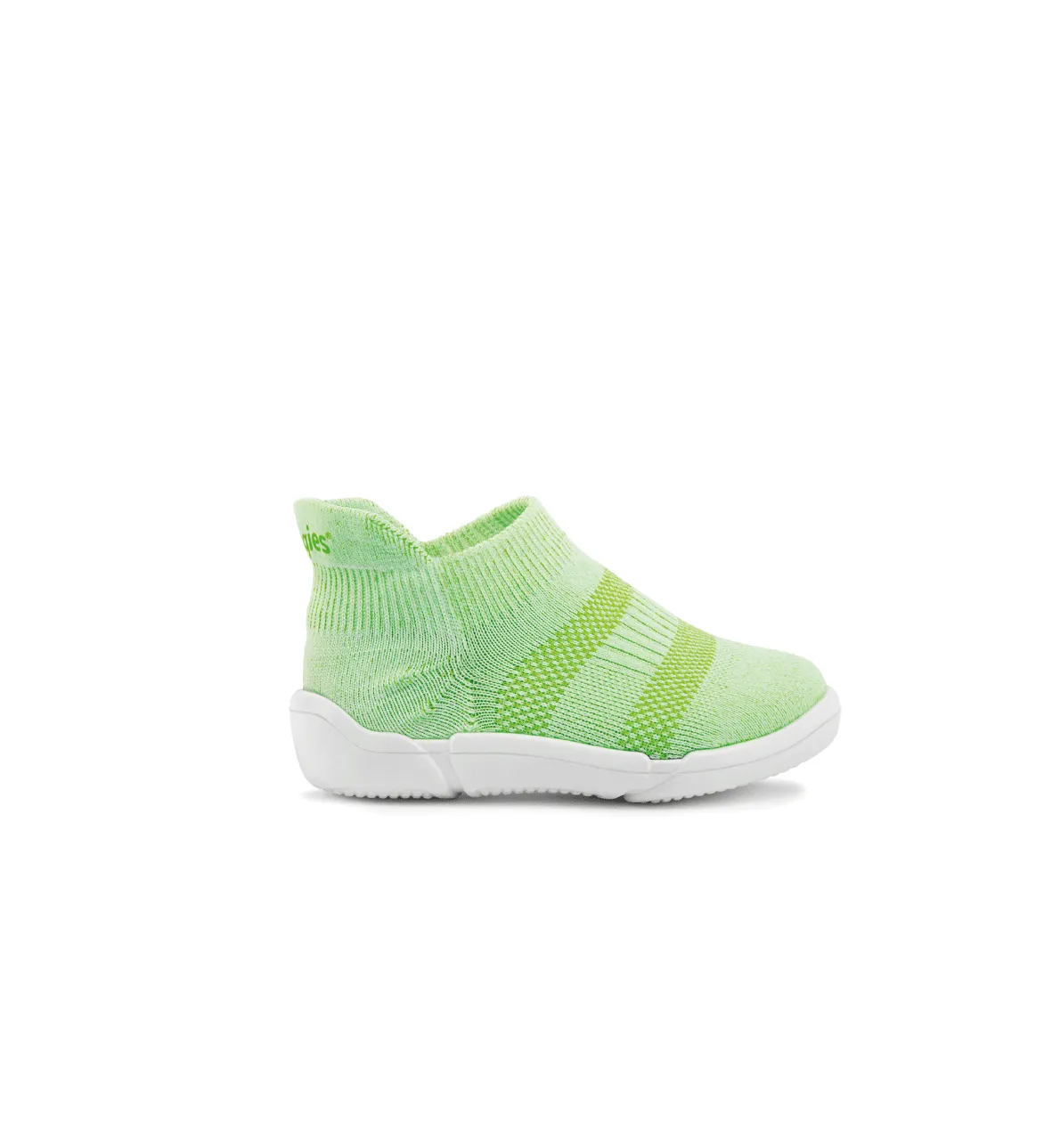 Snuggies Mesh Kid Green Sole White