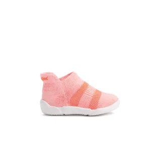 Snuggies Mesh Kid Orange Sole White