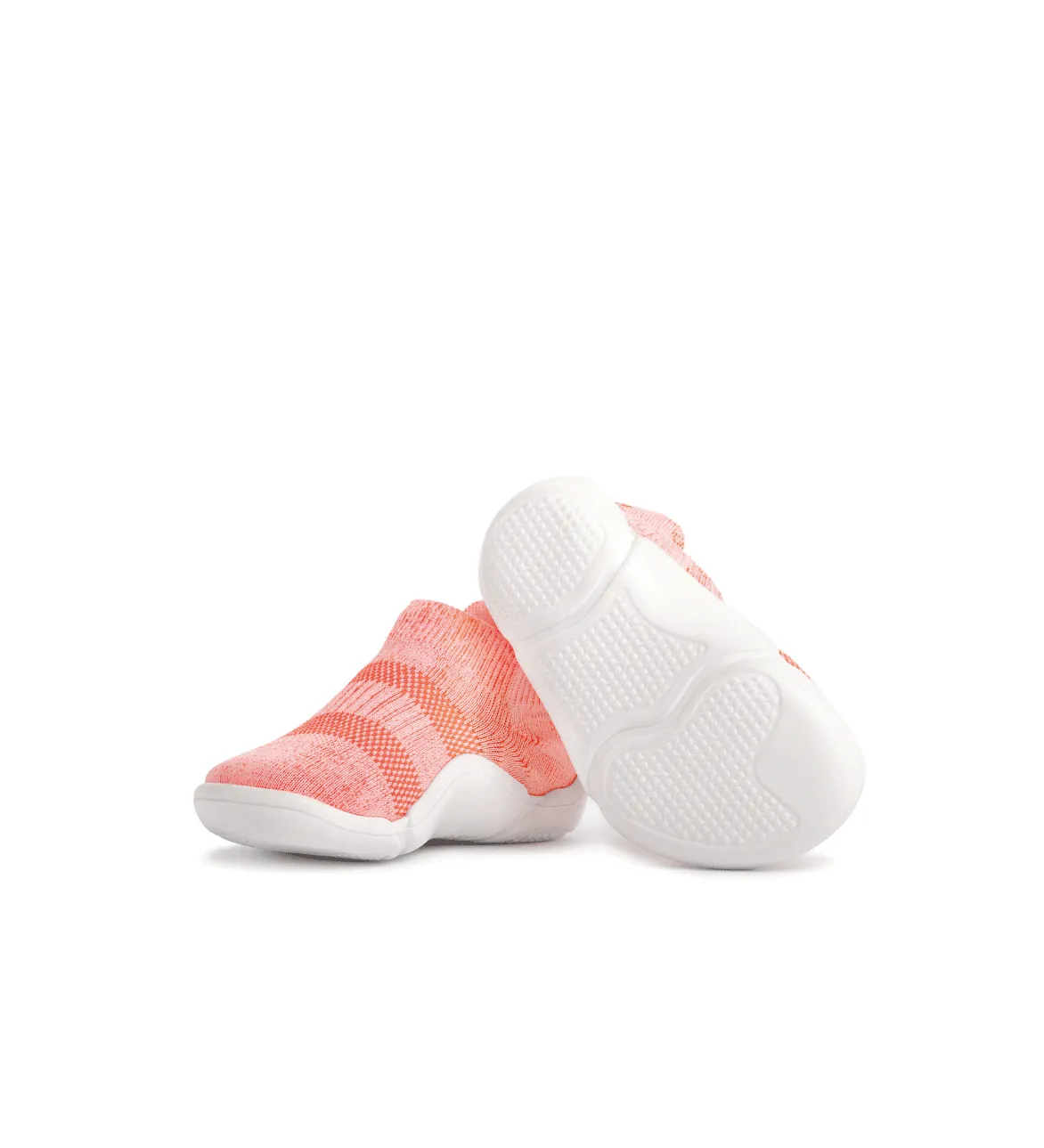 Snuggies Mesh Kid Orange Sole White