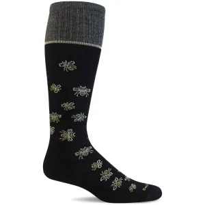 Sockwell Womens Busy Bee Wide Calf Fit Moderate Compression Socks