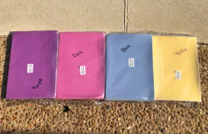 Solar Color Changing Leather Sheets - Pink - Purple - Blue - Yellow