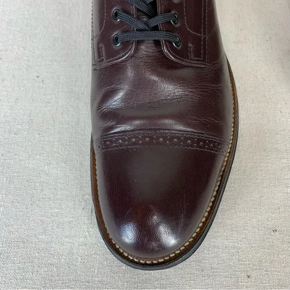 Stacy Adams~Men's Madison Cap Toe Mahogany Oxford~Sz‎ 10.5