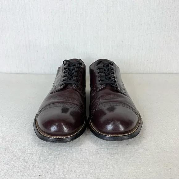 Stacy Adams~Men's Madison Cap Toe Mahogany Oxford~Sz‎ 10.5