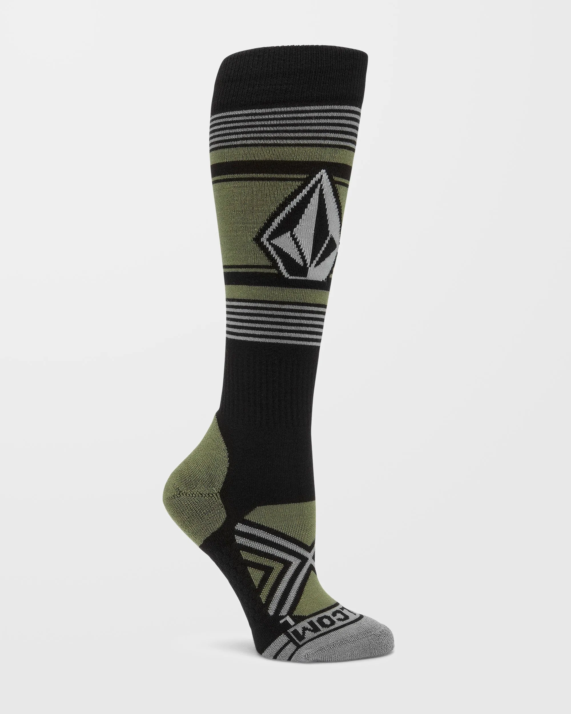 Stone Lines Otc Socks - Lichen Green