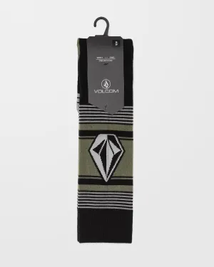 Stone Lines Otc Socks - Lichen Green