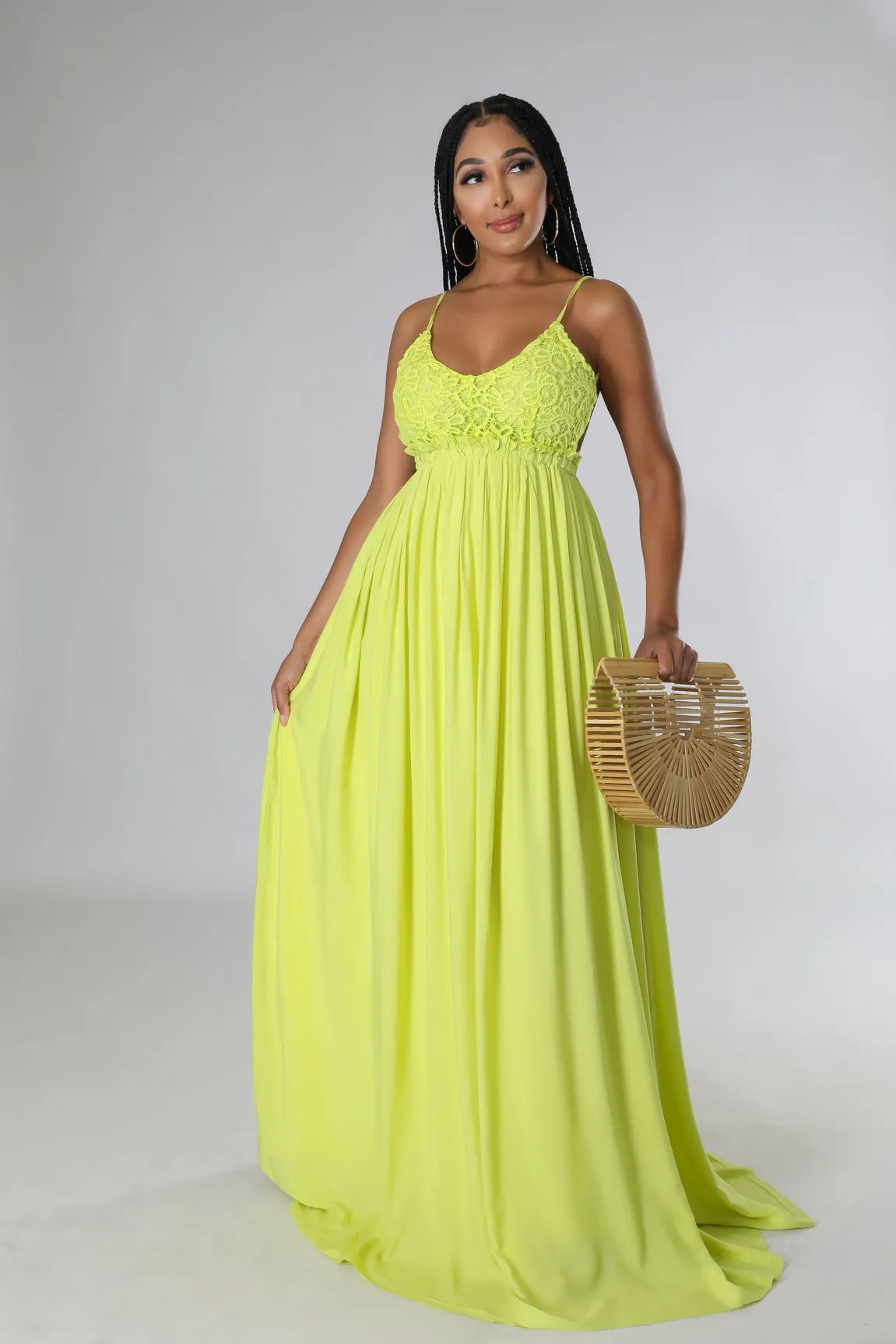 Sunshine Crochet Backless Dress