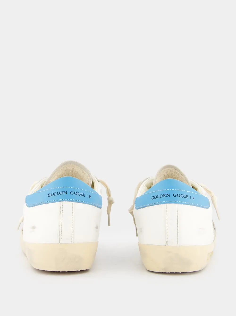 Super Star Perforated Detailing Leather Sneakers