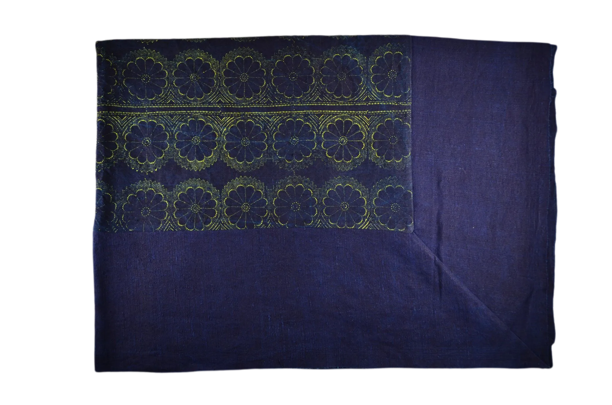 Table Cloth: Antique handwoven Hungarian hemp - TW119