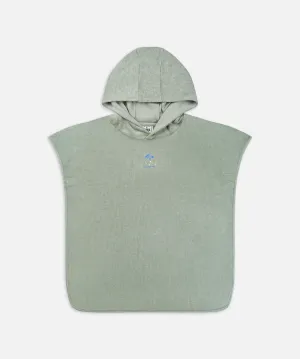 The Bower Hodded Towel - Sea Green