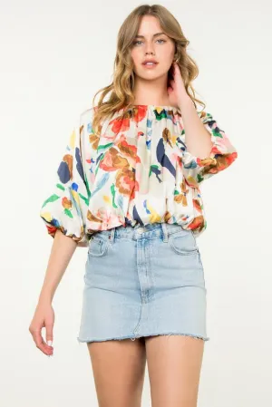 The Carrie Blouse - Cream