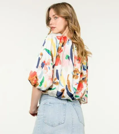 The Carrie Blouse - Cream