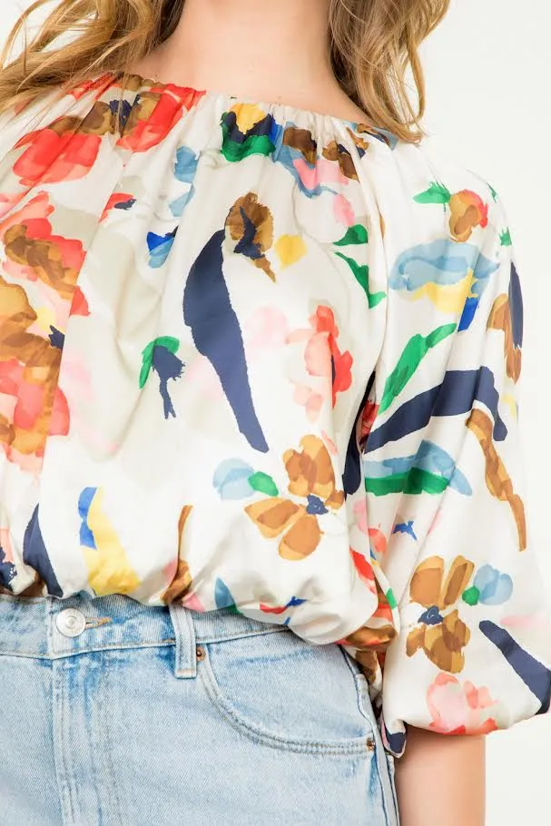 The Carrie Blouse - Cream