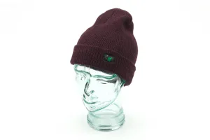 Thinking Anglers Beanie Hat Antique Burgundy
