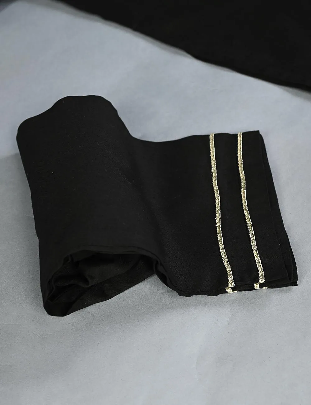 TKF-02-Black -  2Pc Cotton Dress