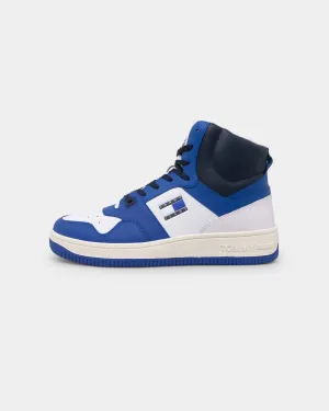 Tommy Jeans Mid Cut Basketball Trainers Ultra Blue