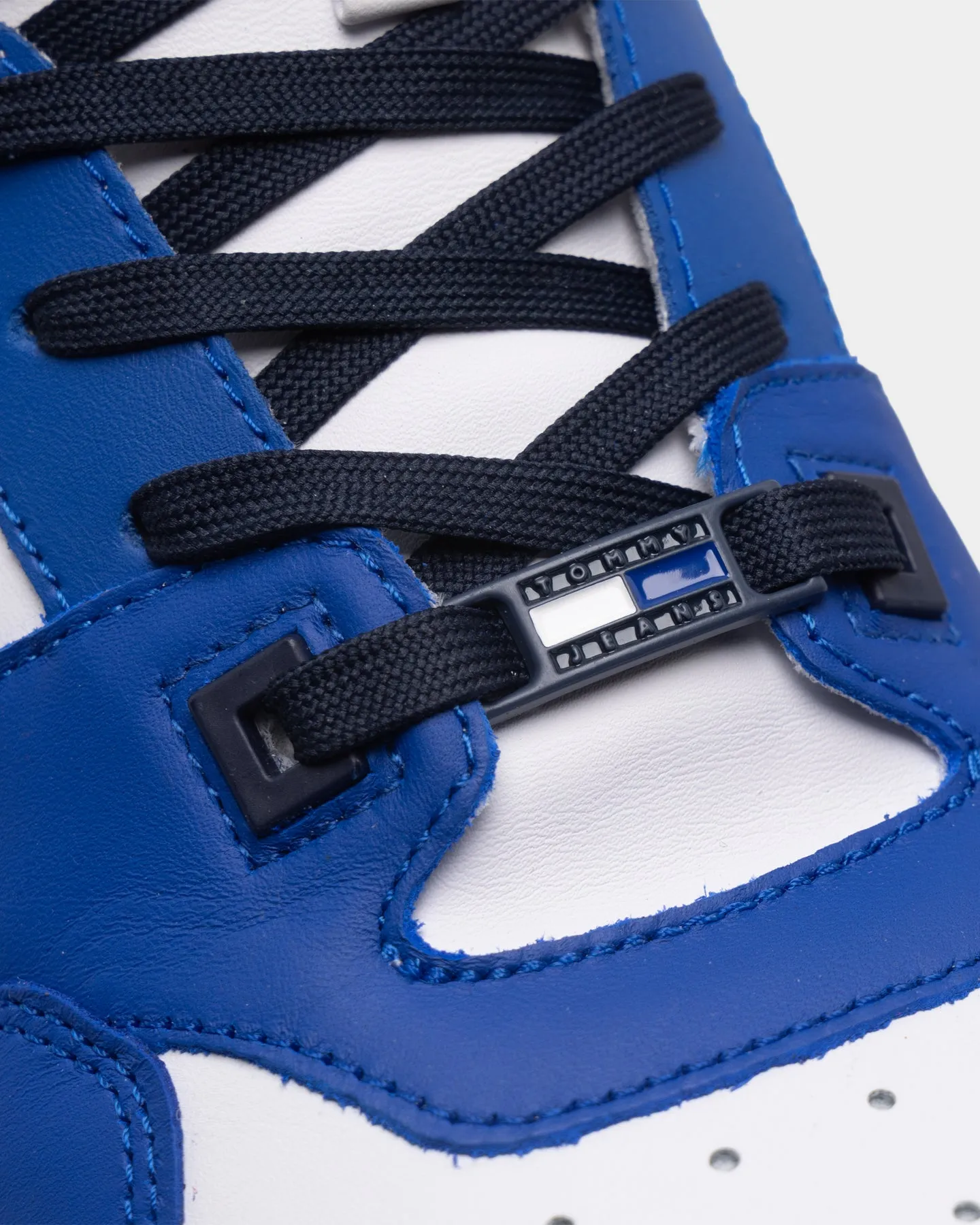 Tommy Jeans Mid Cut Basketball Trainers Ultra Blue
