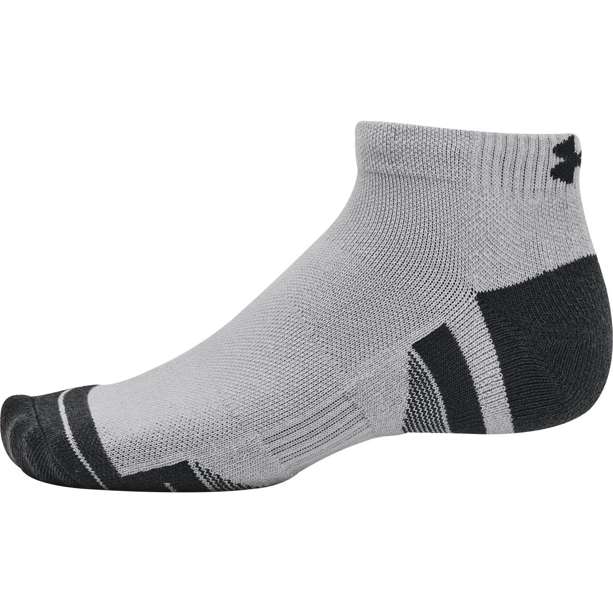 Under Armour Performance Tech (3 Pack) Low Cut Socks - Grey