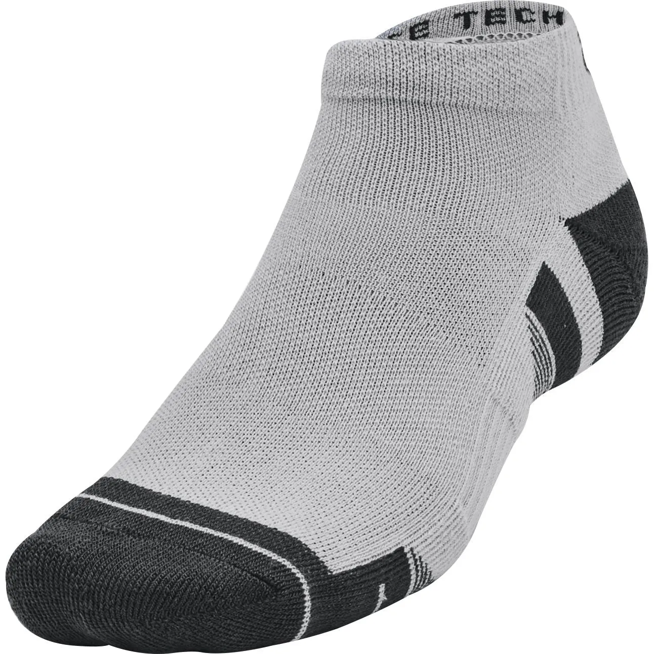 Under Armour Performance Tech (3 Pack) Low Cut Socks - Grey