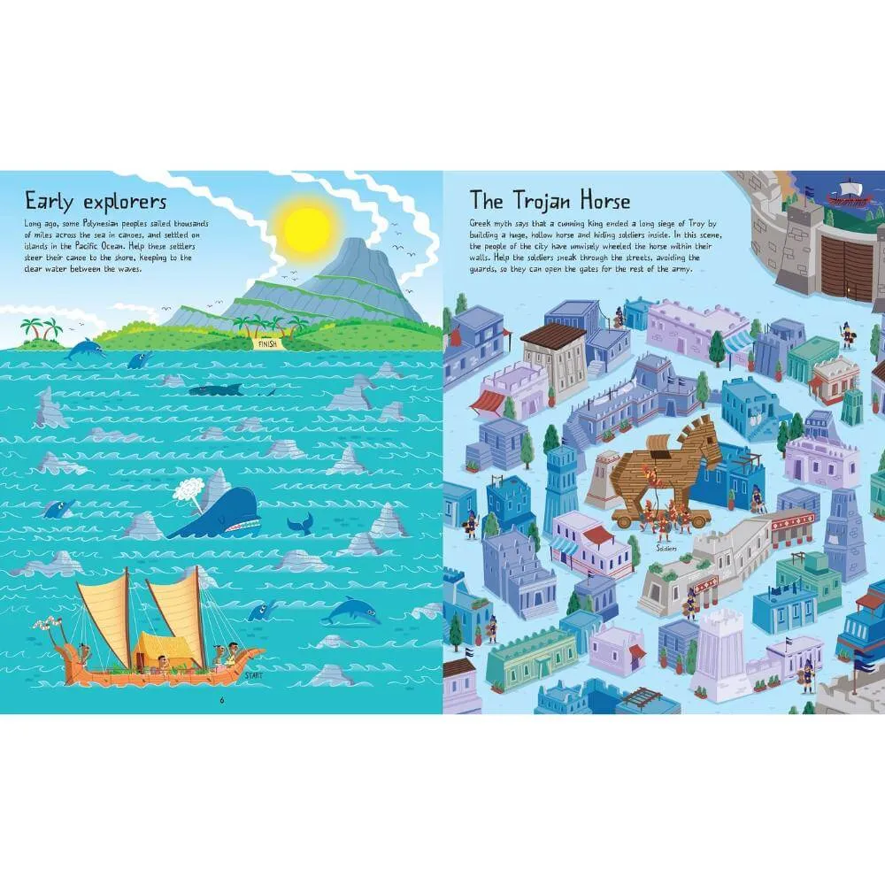 Usborne Long Ago Mazes