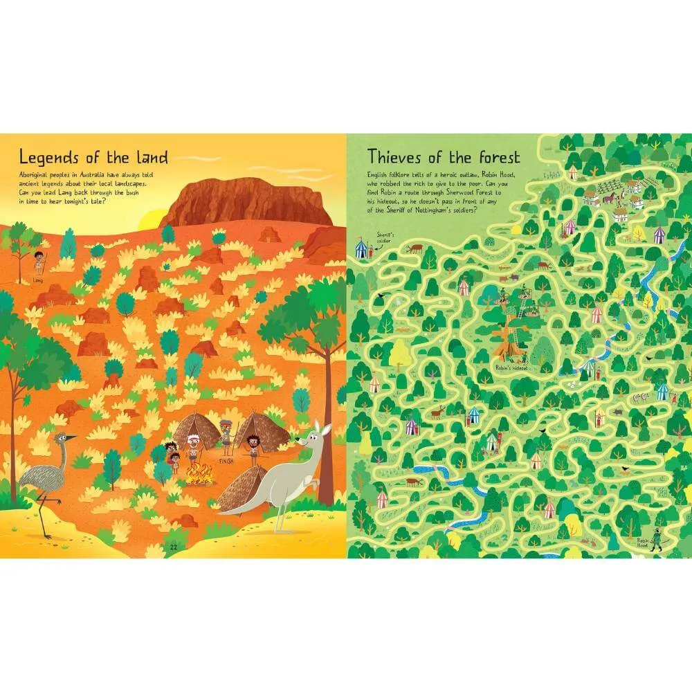 Usborne Long Ago Mazes