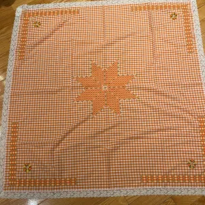 Vintage 1960’s handmade table cloth