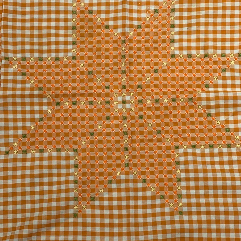 Vintage 1960’s handmade table cloth