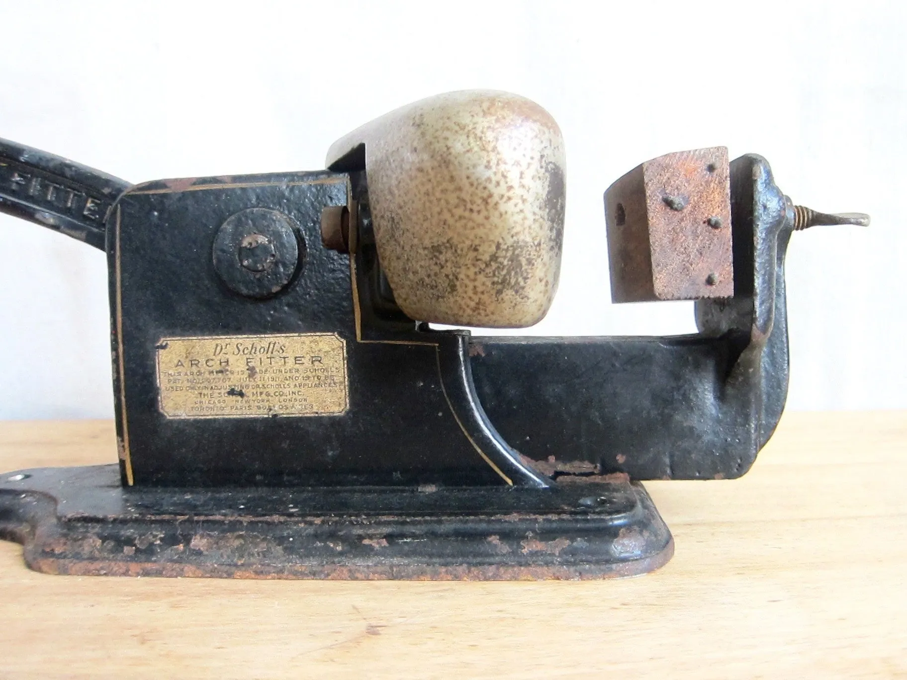 Vintage Dr Scholls Arch Fitter Shoe Making Machine