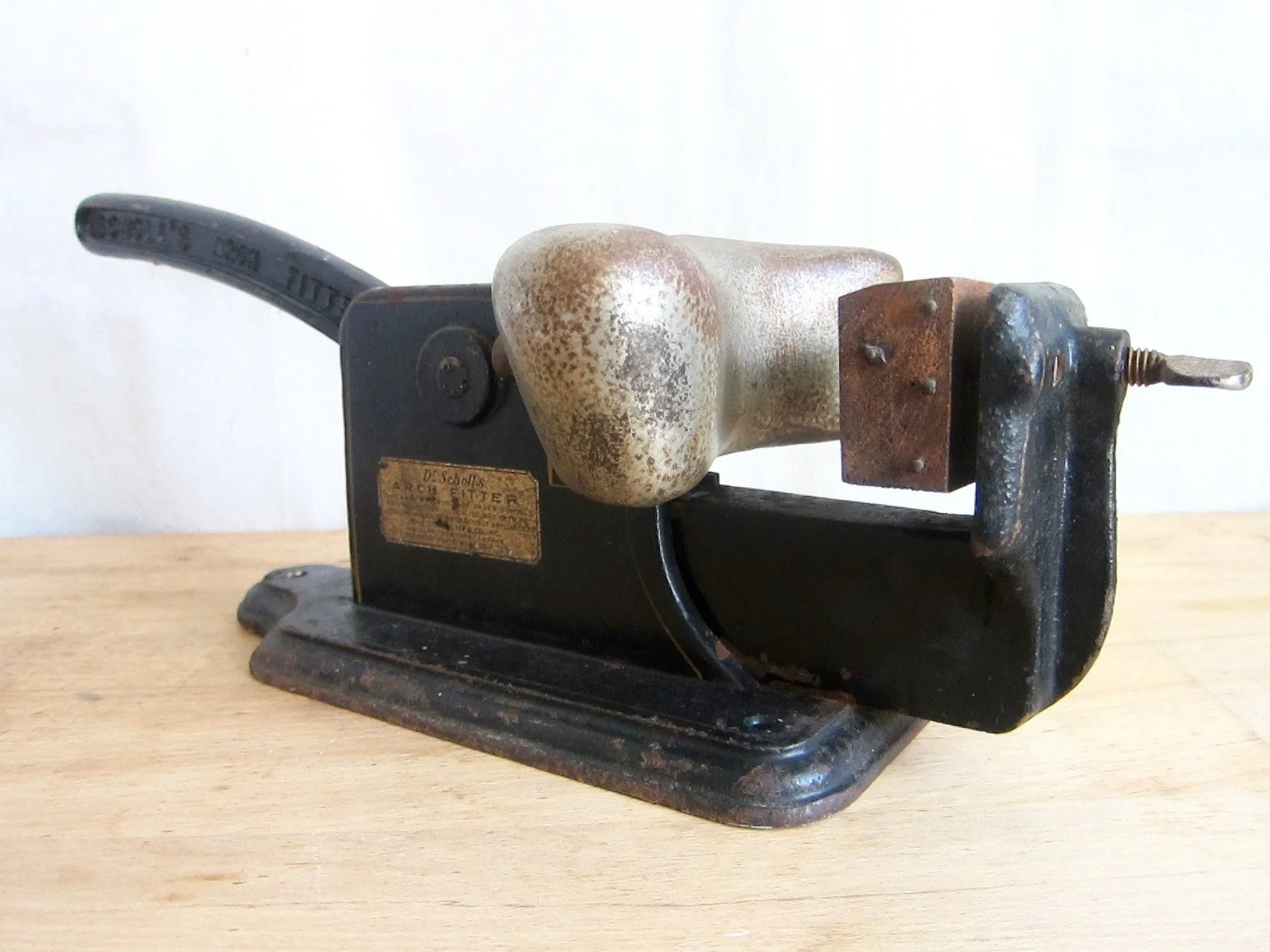 Vintage Dr Scholls Arch Fitter Shoe Making Machine