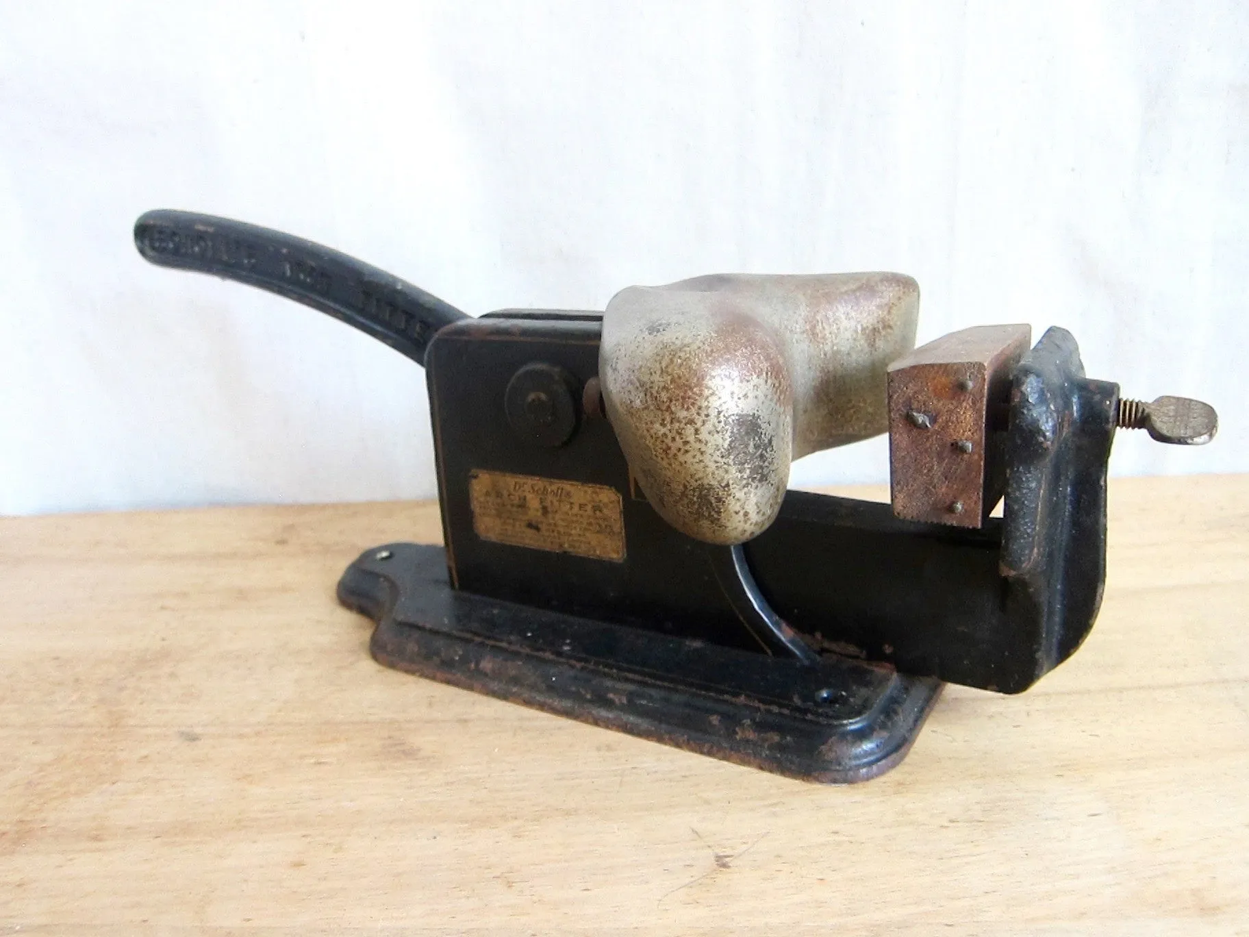 Vintage Dr Scholls Arch Fitter Shoe Making Machine